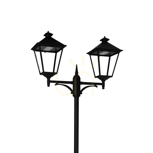 Kontrola Zahradní / parková lucerna IP54 LONDON BIG 4131BL černá LED 2x13,4W 4000K - prémiová NORLYS.