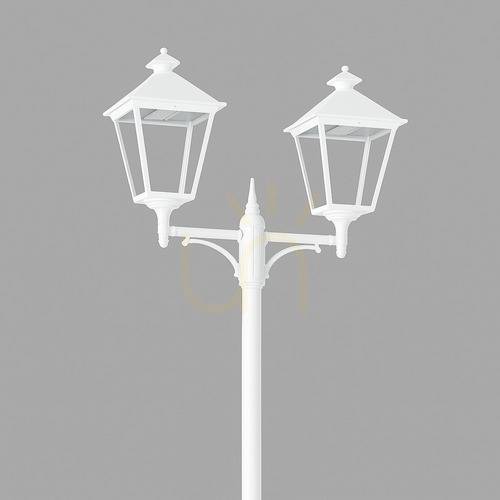Kontrola Zahradní / parková lucerna IP54 LONDON BIG 4131WH LED 2x13,4W 4000K bílá - premium NORLYS
