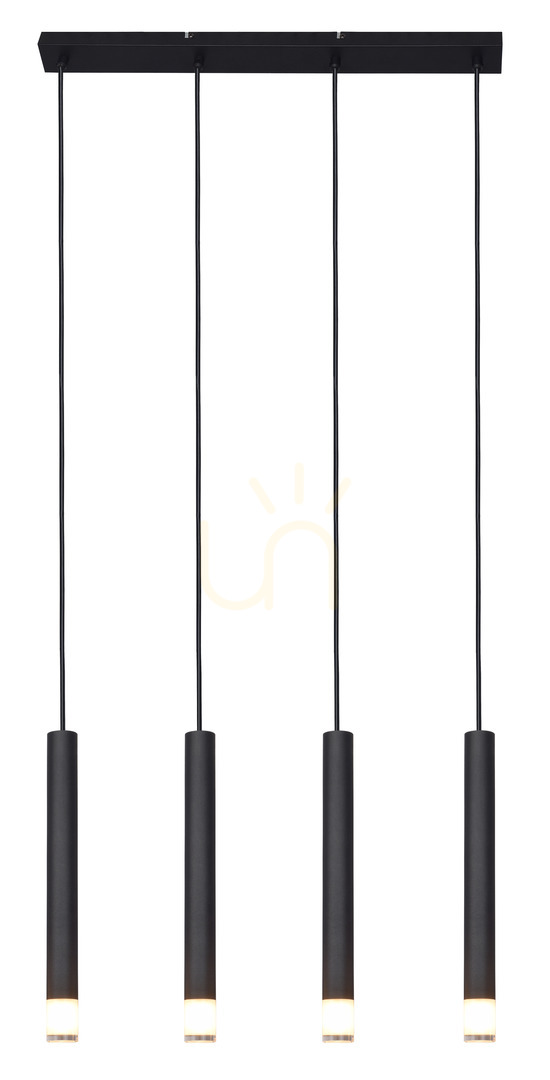 Kontrola Závěsné svítidlo Zuma Line VELIC P241125804BL černá 4xG9 Závěsné svítidlo Zuma Line VELIC P241125804BL černá 4xG9