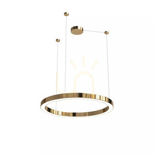 Aurum M Lustr LED s proměnlivou barvou světla zlatý PL0116-90-CCT small 1