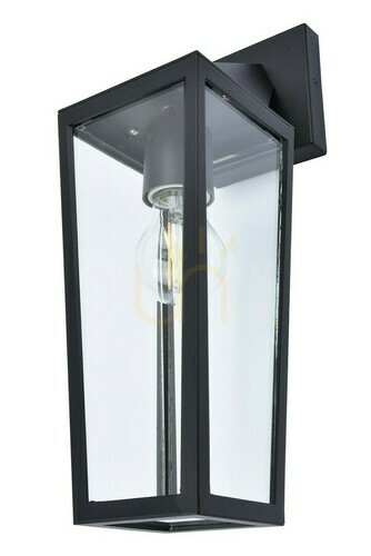 Kontrola Venkovní nástěnné svítidlo Lutec Pine 5296602012 černé IP44 40W E27