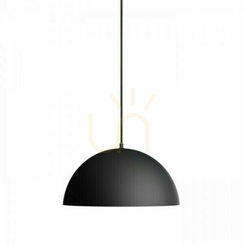 Kontrola Monroe 40 závěsné svítidlo matná černá/bílá 230 V E27 42 W.