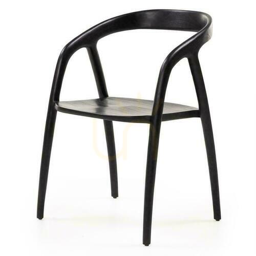 Kontrola NIBI NIBI OKA OKA Black Tek Wood Chair