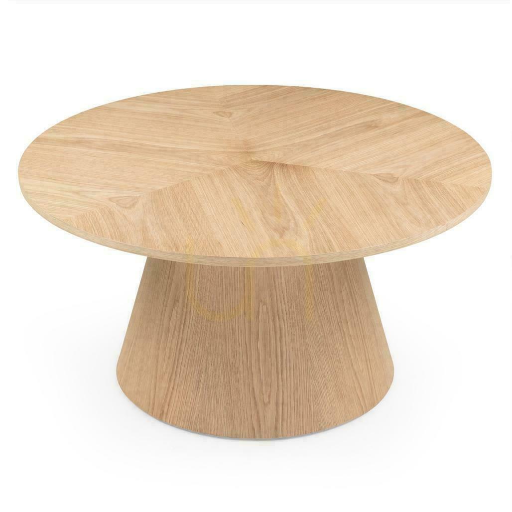 Kávéasztal 90 cm ORB Természetes tölgy furnér