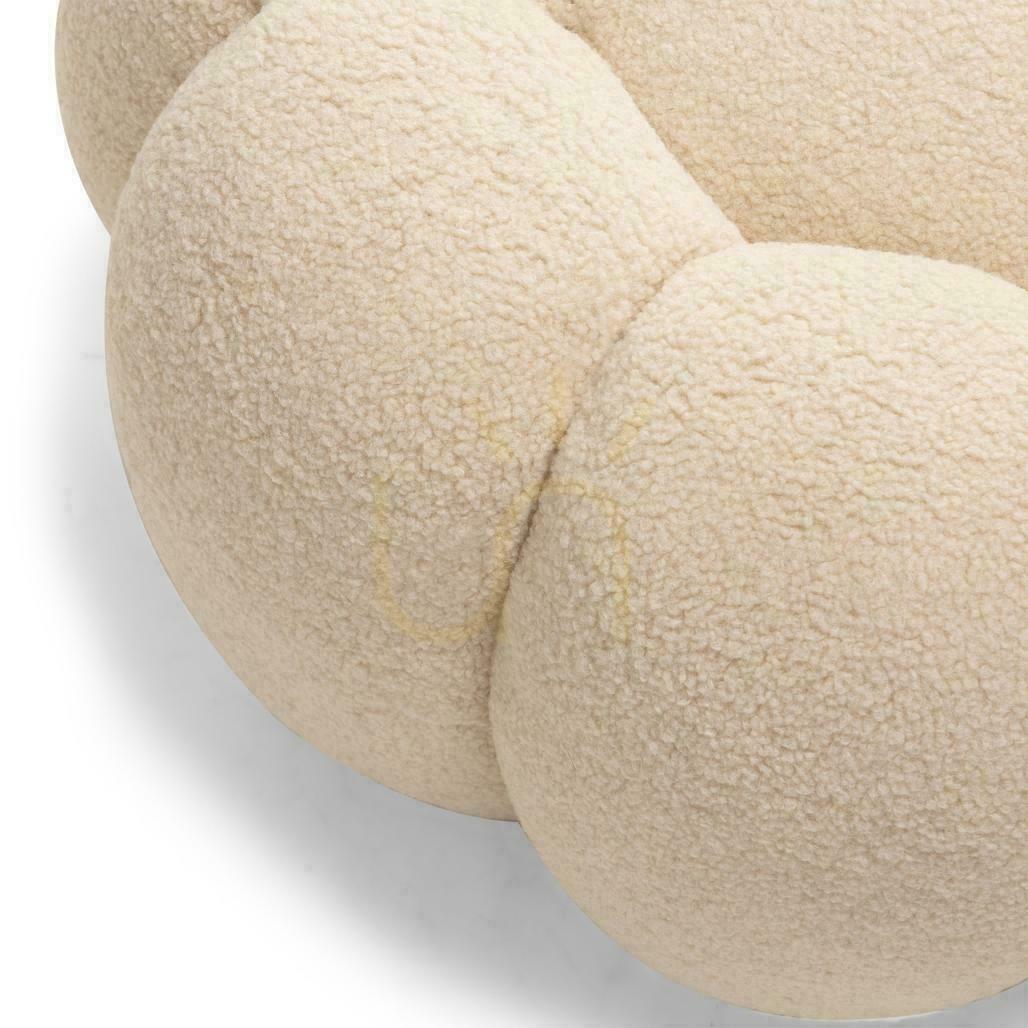Náhled PERLE Béžový puf Boucle PERLE Béžový puf Boucle