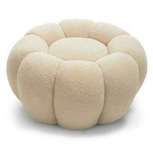 PERLE Béžový puf Boucle 0 PERLE Béžový puf Boucle small 0