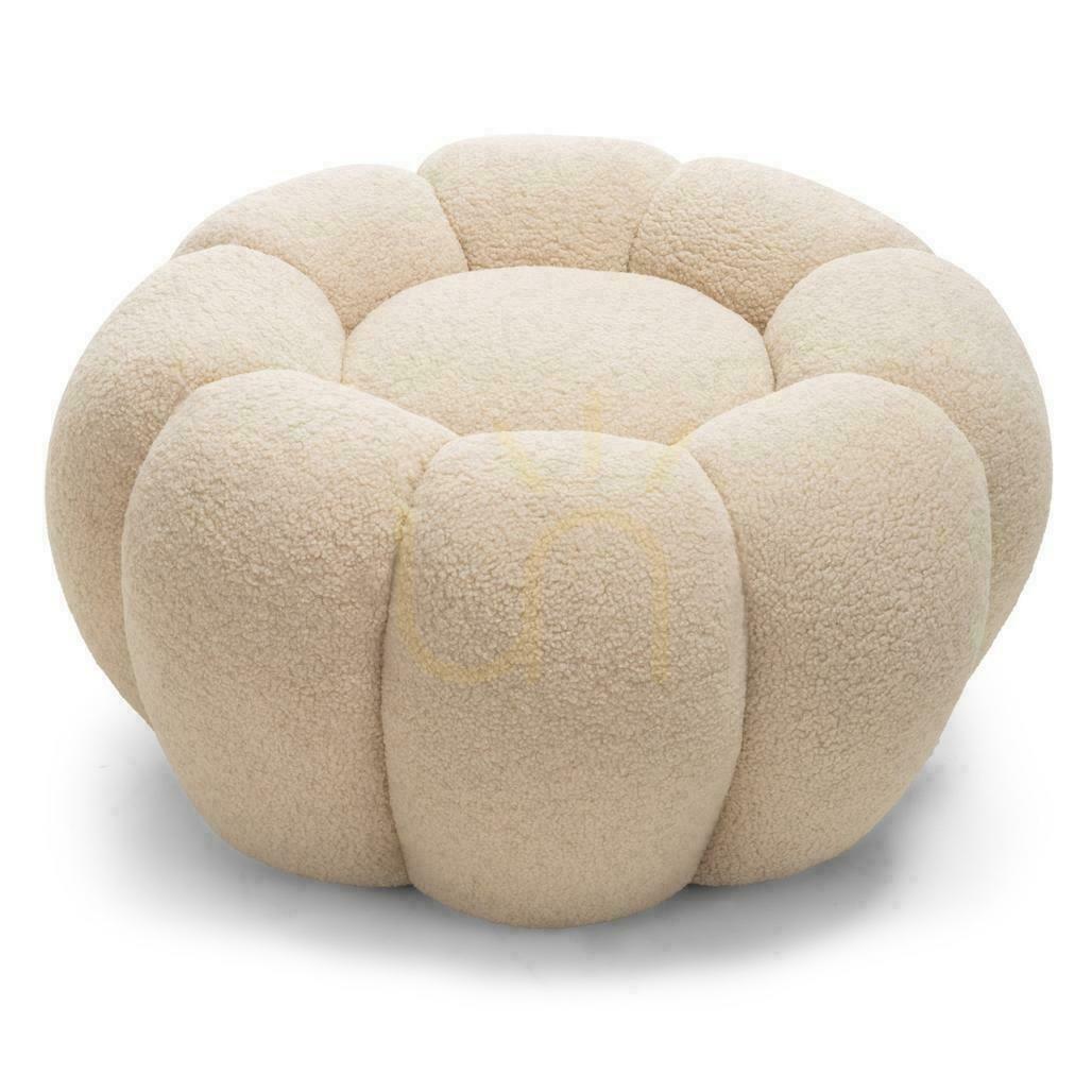 Kontrola PERLE Béžový puf Boucle PERLE Béžový puf Boucle