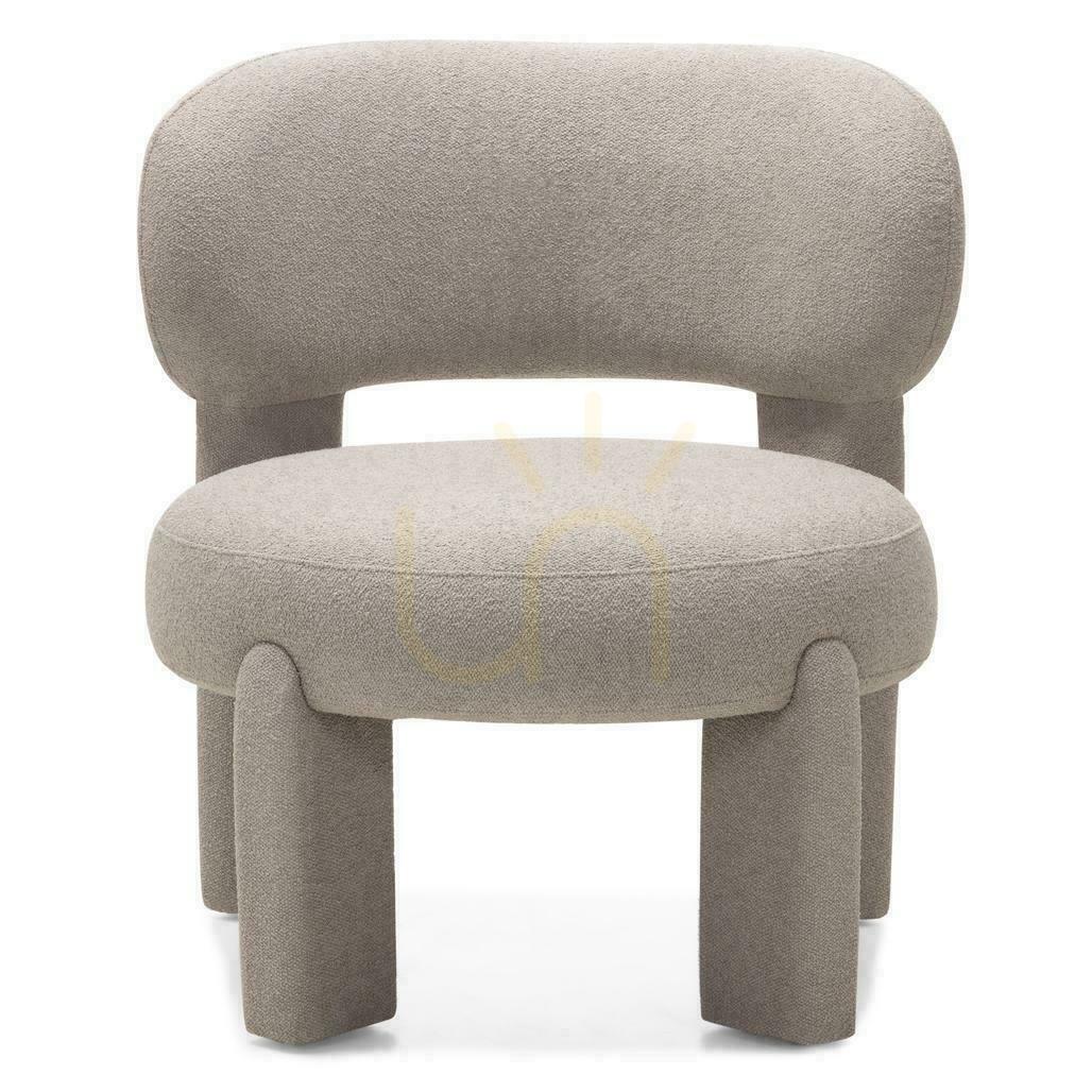 Zobrazit Sada 2 čalouněných křesel SAMMA Gray-Beige Boucle Sada 2 čalouněných křesel SAMMA Gray-Beige Boucle