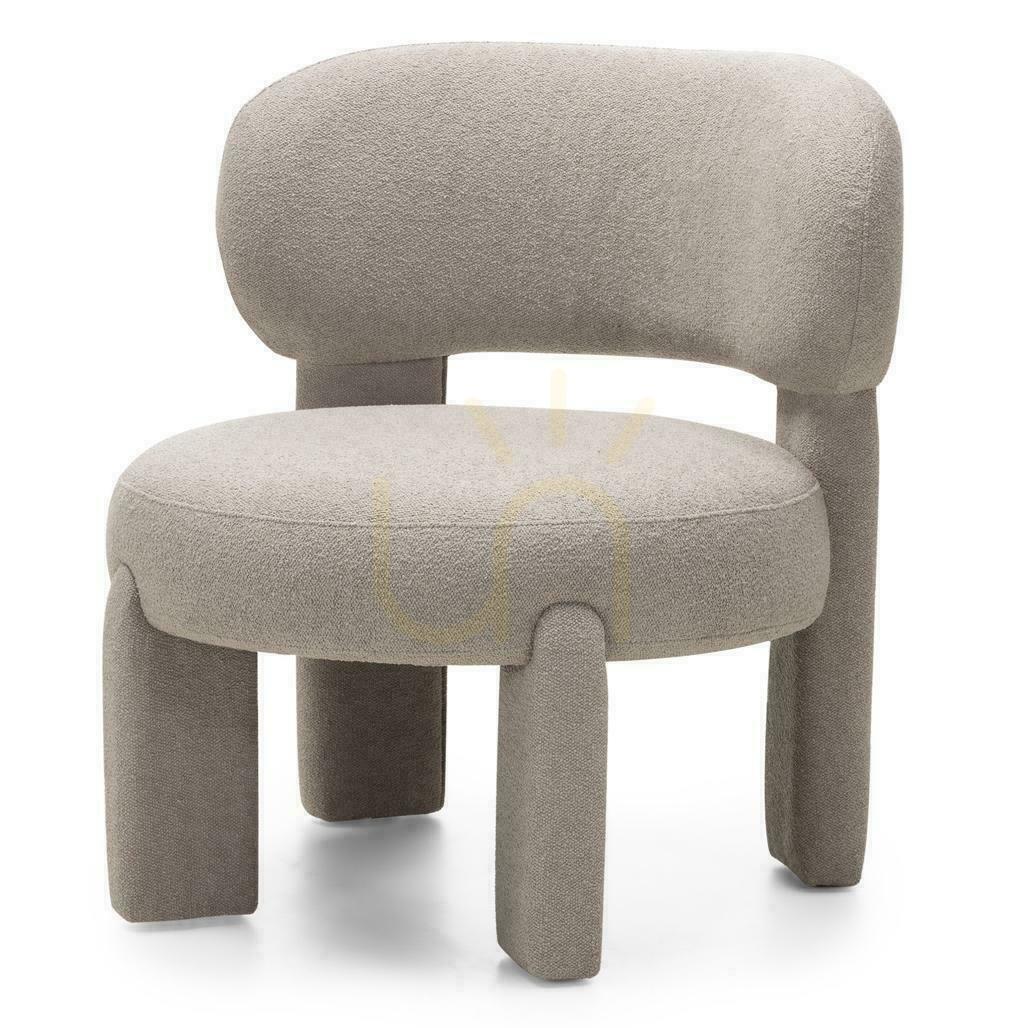 Kontrola Sada 2 čalouněných křesel SAMMA Gray-Beige Boucle Sada 2 čalouněných křesel SAMMA Gray-Beige Boucle