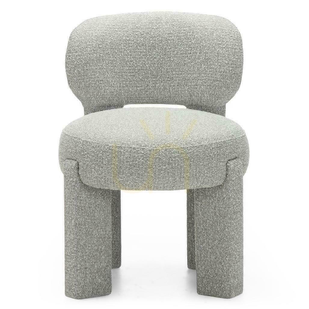 Sada 2 čalouněných židlí SAMMA Gray, Boucle
