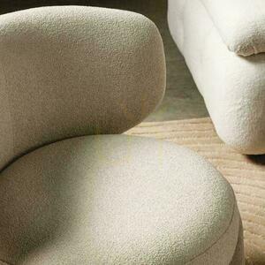 Sada 2 čalouněných křesel SELEN Beige Boucle small 1