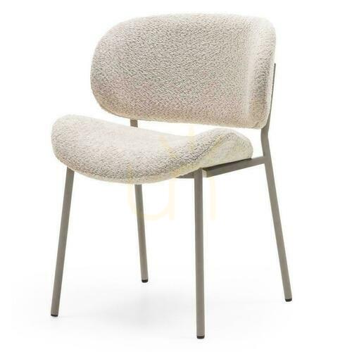 Kontrola Sada 2 čalouněných židlí SUKRA Beige Boucle