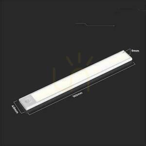 V-TAC 1,5W LED svítidlo pod skříňku stříbrné snímač pohybu USB nabíjení 30cm VT-8141 3000K 110lm 5 V-TAC 1,5W LED svítidlo pod skříňku stříbrné snímač pohybu USB nabíjení 30cm VT-8141 3000K 110lm small 5