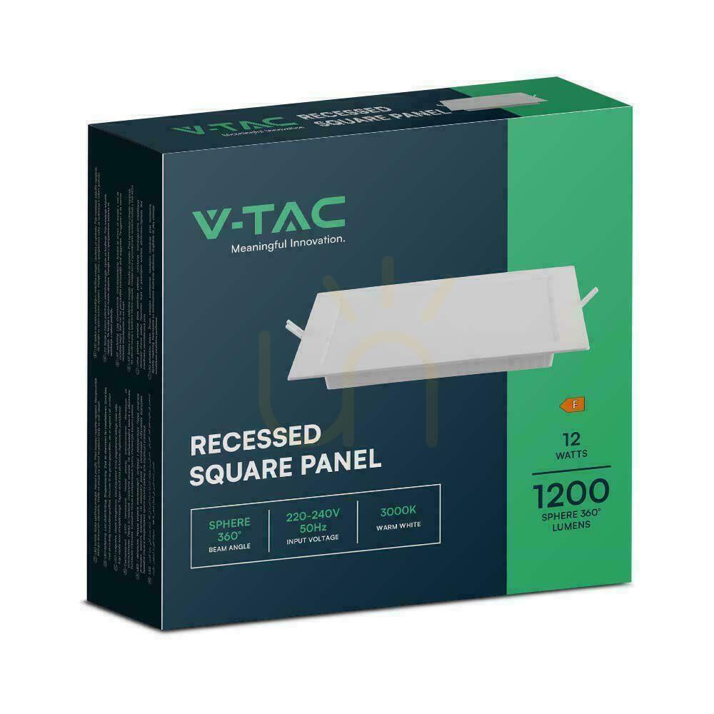 Zobrazit V-TAC zapuštěné prémiové stropní svítidlo LED panel 12W čtvercový 170x170 VT-61012 6500K 1200lm V-TAC zapuštěné prémiové stropní svítidlo LED panel 12W čtvercový 170x170 VT-61012 6500K 1200lm