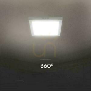 V-TAC 12W LED povrchový panel SAMSUNG CHIP square 167x167mm VT-60012SQ-S 3000K 1200lm 5 let záruka small 3