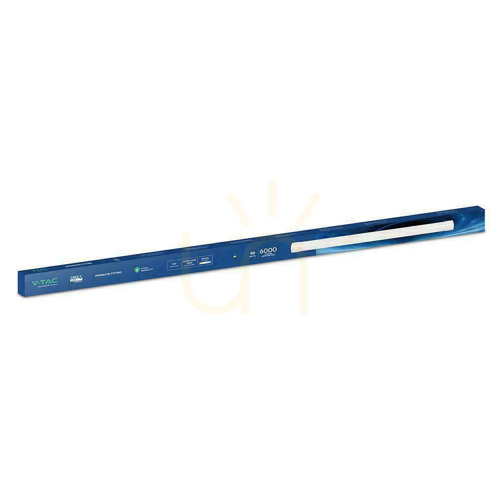 Zobrazit V-TAC 50W LED lineární svítidlo pro povrchovou montáž CREE CHIP 150cm 120Lm/W VT-8-50 4000K 6000lm 6 let záruka V-TAC 50W LED lineární svítidlo pro povrchovou montáž CREE CHIP 150cm 120Lm/W VT-8-50 4000K 6000lm 6 let záruka