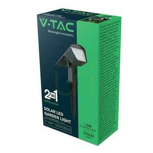 LED V-TAC solar 1,3W IP65 VT-10183 3000K-4000K-6500K 100lm 2 v 1 zahradní nástěnné svítidlo 3 roky záruka 4 LED V-TAC solar 1,3W IP65 VT-10183 3000K-4000K-6500K 100lm 2 v 1 zahradní nástěnné svítidlo 3 roky záruka small 4