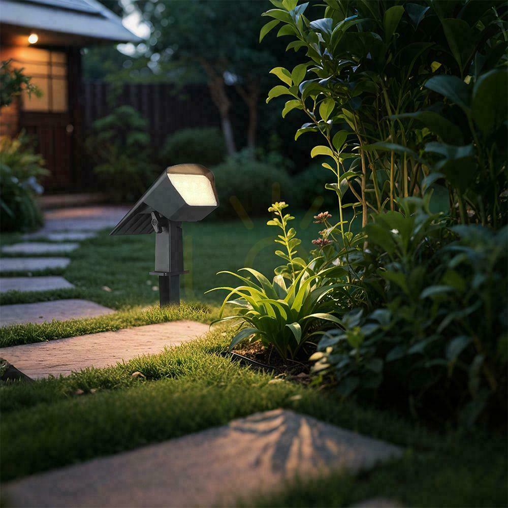Náhled LED V-TAC solar 1,3W IP65 VT-10183 3000K-4000K-6500K 100lm 2 v 1 zahradní nástěnné svítidlo 3 roky záruka LED V-TAC solar 1,3W IP65 VT-10183 3000K-4000K-6500K 100lm 2 v 1 zahradní nástěnné svítidlo 3 roky záruka