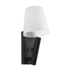 LED svítidlo V-TAC 2W COB CREE nástěnná lampa černá hotelová postel USB+USB C difuzor VT-88062-B 3000K 60lm 0 LED svítidlo V-TAC 2W COB CREE nástěnná lampa černá hotelová postel USB+USB C difuzor VT-88062-B 3000K 60lm small 0