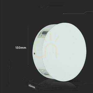V-TAC 4W LED nástěnné svítidlo IP65 bílé kulaté VT-706 4000K 428lm 3 roky záruka 3 V-TAC 4W LED nástěnné svítidlo IP65 bílé kulaté VT-706 4000K 428lm 3 roky záruka small 3