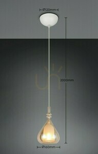 Závěsné svítidlo Trio ALDEA 349400113 small 6