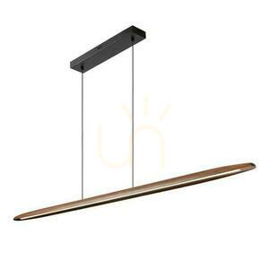 Závěsné svítidlo Lucide LANGHOLT LED dřevo Japandi 28W 3300 lm small 8