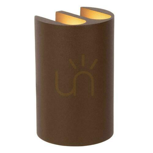 Kontrola Venkovní nástěnné svítidlo Lucide YORK rezavě hnědé LED 4x1,2W 2700K IP54 33811/04/97