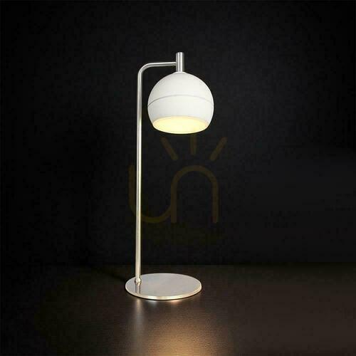 Kontrola 10W LED 44cm stolní lampa bílá VT-89022 3000K 1200lm stolní lampa.