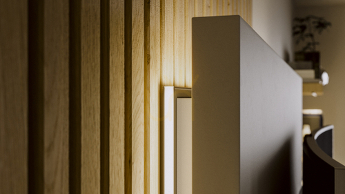 Kontrola Povrchový LED profil TEKKNI+ HELSE+ 1 m, surový hliník, 16 × 15,7 mm