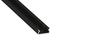 LED profil LUMINES ONI 3 m, černý, přisazený / závěsný, průřez 14,4 × 6,5 mm, pásek do 12 mm small 0