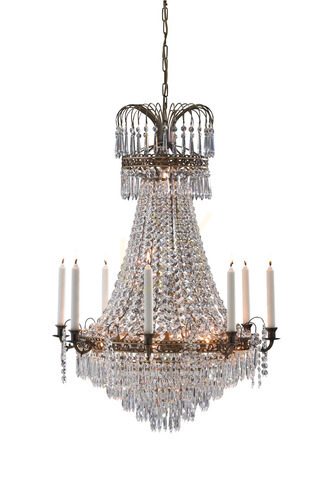 Kontrola Lustr Markslojd LACKO 9 světel transparentní kov 66 cm 100659