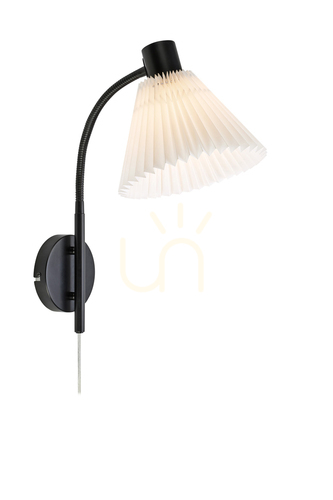 Kontrola Nástěnné světlo Markslöjd MIRA 108752 bílé ocel/polyester 40x38 cm