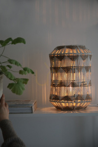 Stolní lampa Markslöjd ANO 108825 hnědá 35 cm small 1