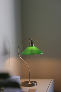 Stolní lampa Markslojd VELA 108864 zelená mosazná 49 cm small 1