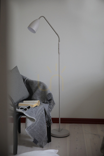 Kontrola Podlahová lampa Markslojd PATRO 108887 béžová LED 140 cm ocel