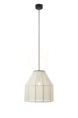 Kontrola Přívěsek světla Markslojd AIKO 1L černý ocel 37 cm 108956
