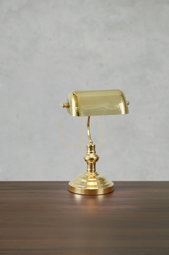 Kontrola Stolní lampa Markslojd BANKERS mosazná ocel 42 cm 108977