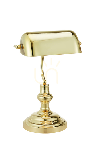 Kontrola Stolní lampa Markslojd BANKERS mosazná ocel 42 cm 108977