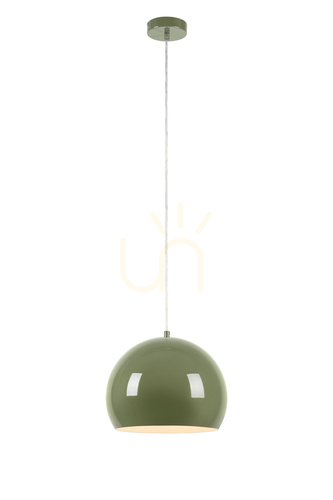Kontrola Přívěsek světla Markslojd POP 108988 zelený ocel 28 cm