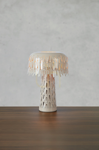 Kontrola Stolní lampa Markslojd Verbera šedá ocel 38 cm 109005