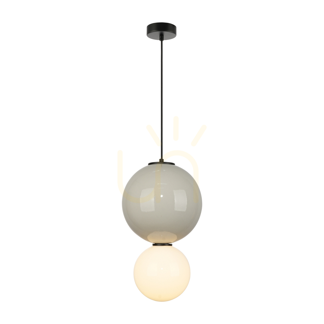 Kontrola Závěsné LED svítidlo Italux Pieve bílé sklo keramika PND-95221-1L-GR Závěsné LED svítidlo Italux Pieve bílé sklo keramika PND-95221-1L-GR