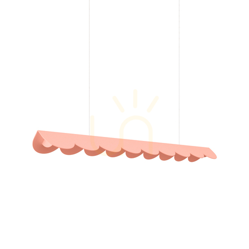 Kontrola BISCUIT 100 peach LED 3000K závěsná lampa