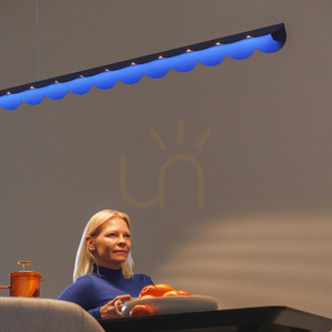 BISCUIT 100 ultramarínová LED 4000K závěsná lampa small 5