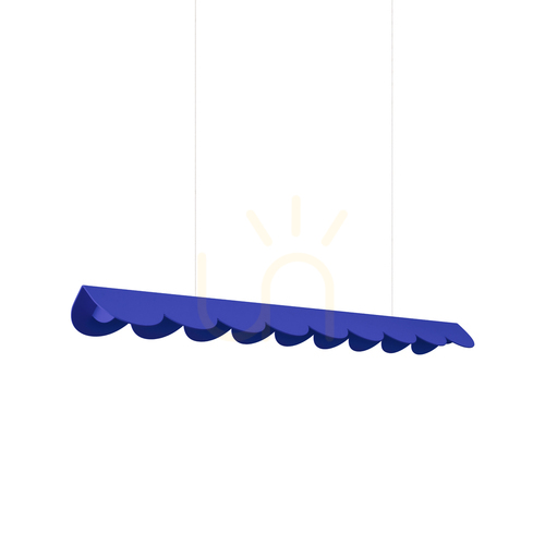 Kontrola BISCUIT 100 ultramarínová LED 4000K závěsná lampa
