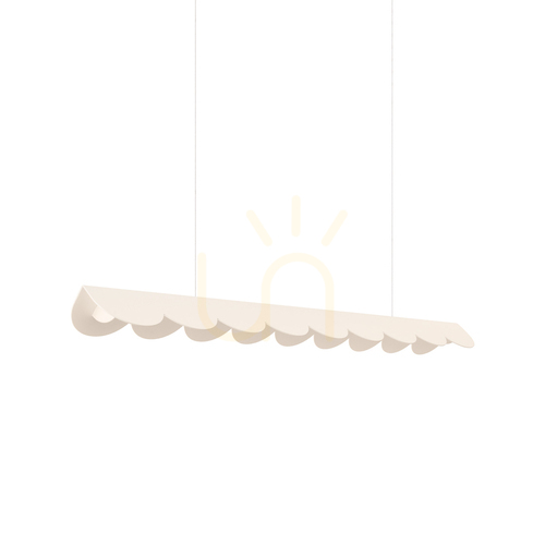 Kontrola Závěsné svítidlo BISCUIT 100 béžové LED 12 W 4000 K 1420 lm CRI 98, 98,5 cm, Thoro