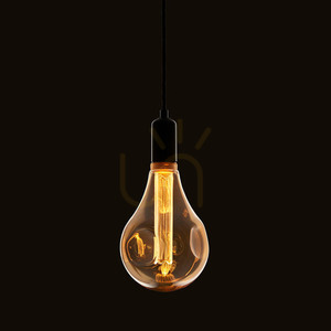 LED žárovka E27 Endon Amber sklo 2,5 W 24,3 cm small 2