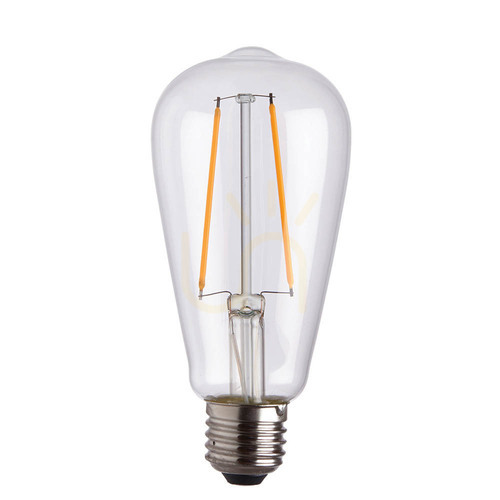 Kontrola LED žárovka E27 hruška transparentní Endon 2W