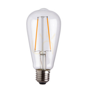 LED žárovka E27 hruška transparentní Endon 2W small 3