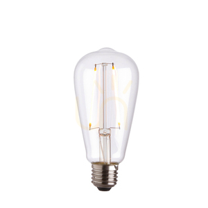 LED žárovka E27 hruška transparentní Endon 2W small 0