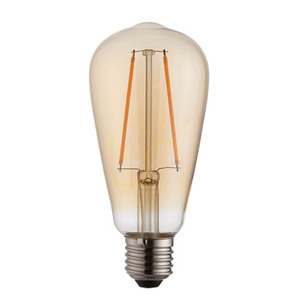 LED žárovka E27 hruška jantarová Endon 2W small 3